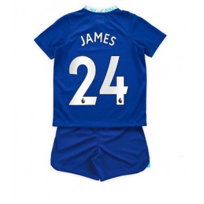 Chelsea Reece James #24 kläder Barn 2022-23 Hemmatröja Kortärmad (+ korta byxor)